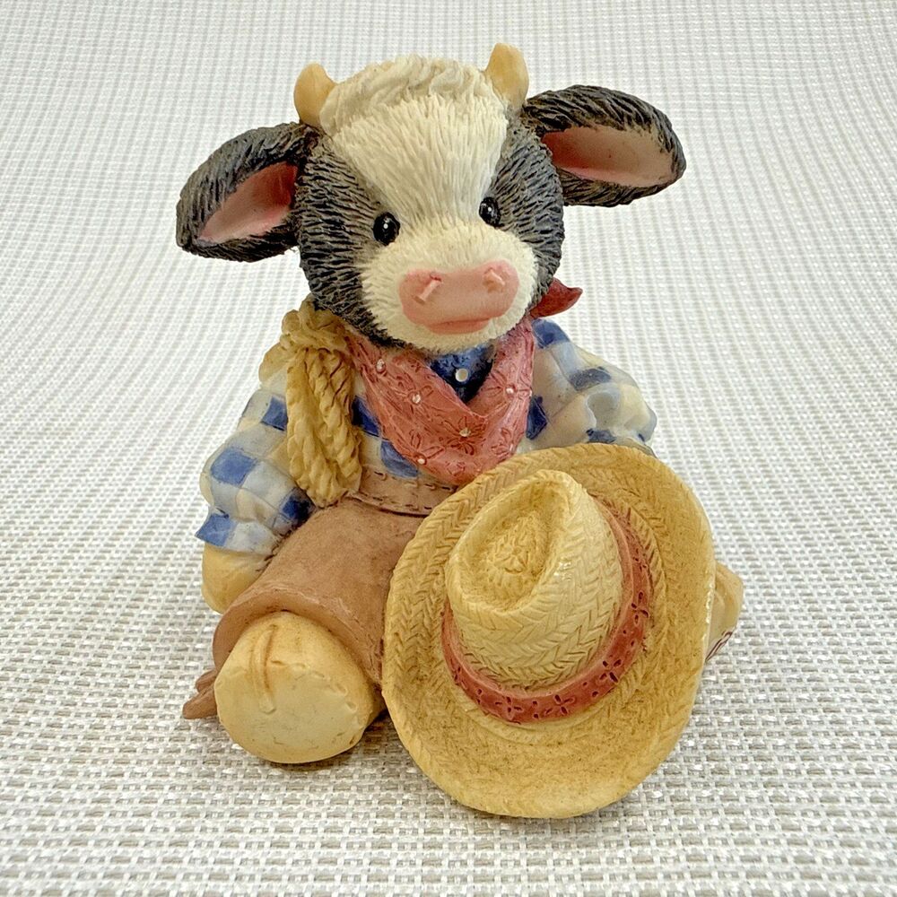 Vintage Mary's Moo Moos Figurine "Chip" 1993 - 627704